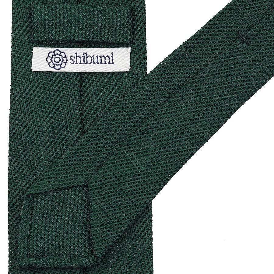 Grenadine / Garza Fina Tie - Forest Green - Hand-Rolled