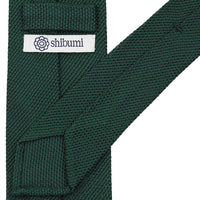 Grenadine / Garza Fina Tie - Forest Green - Hand-Rolled