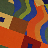 Geometrical Pattern Silk Neckerchief - Multicolor - 65 x 65cm