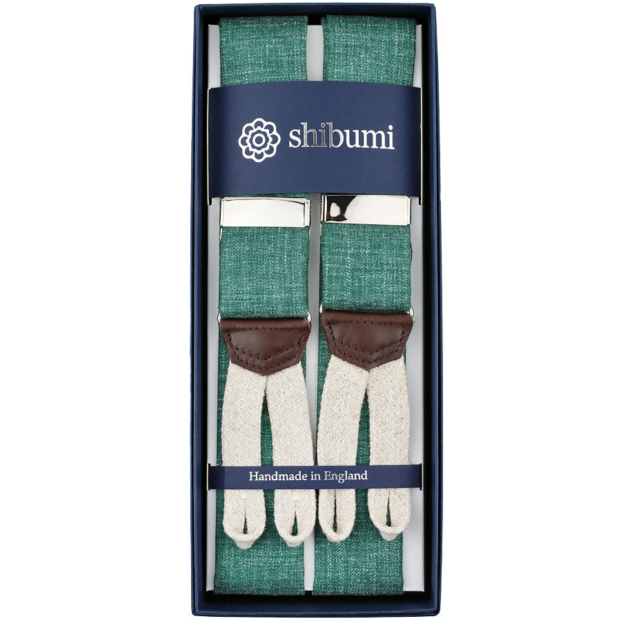 Bamboo Braces - Sea Green