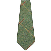 W. Bill Checked Wool Bespoke Tie - Green