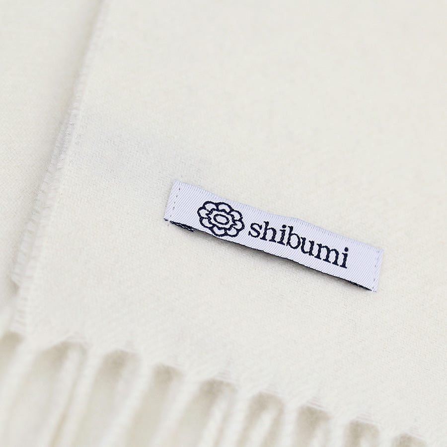 Cashmere Scarf - Cream - Plain