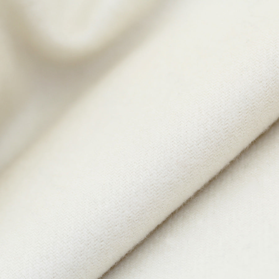 Cashmere Scarf - Cream - Plain