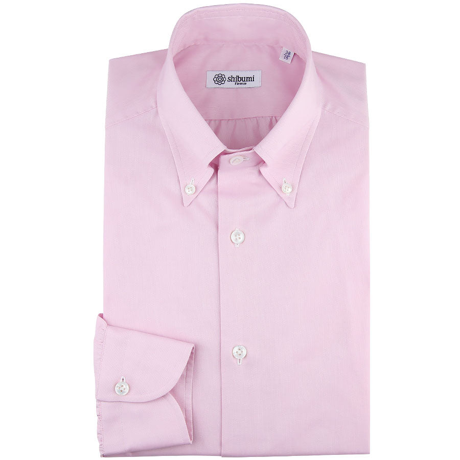 Oxford Button Down Shirt - Pink - Solid - Regular Fit