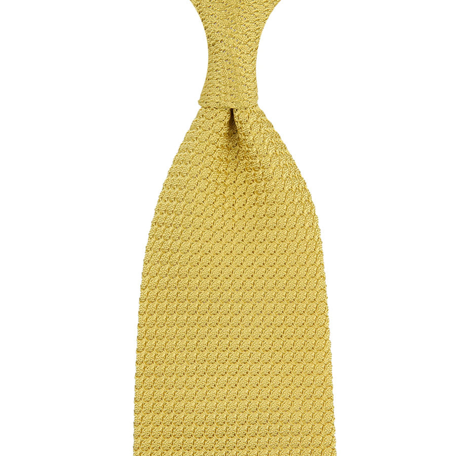 Grenadine / Garza Grossa Silk Tie - Vanilla - Hand-Rolled