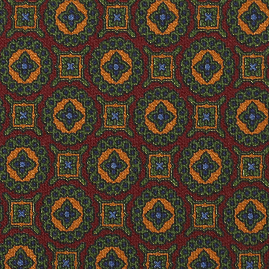 Ancient Madder Silk Bespoke Tie - Cherry
