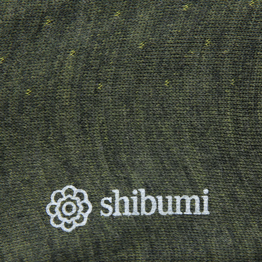 Knee Socks - Dots - Olive - Wool