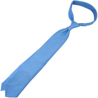 Grenadine / Garza Grossa Tie - Powder Blue - Hand-Rolled