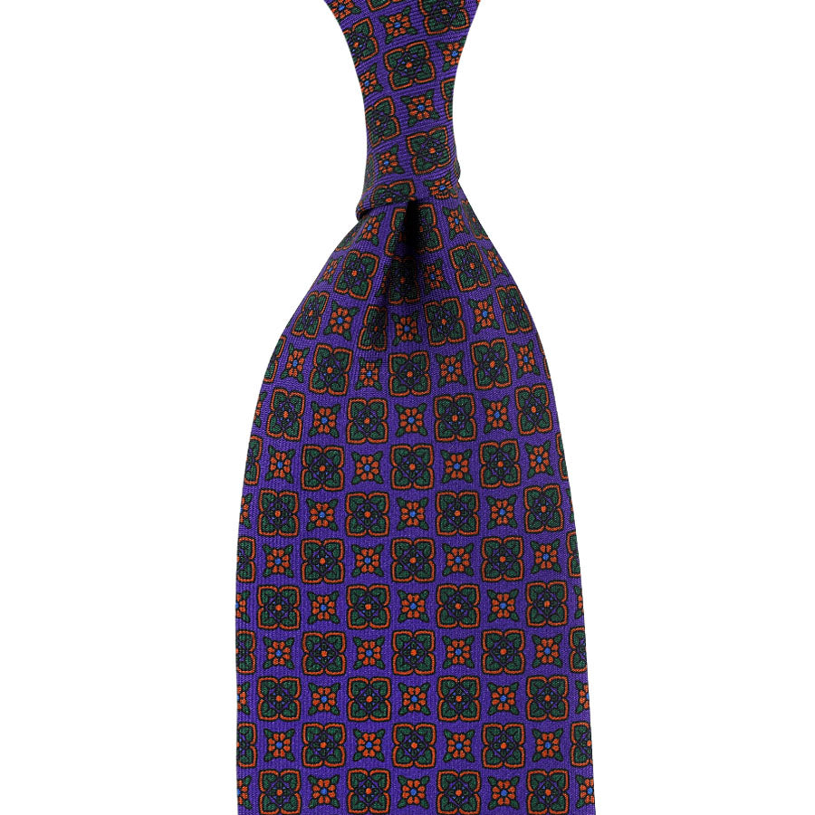 Ancient Madder Tie Purple Shibumi Firenze