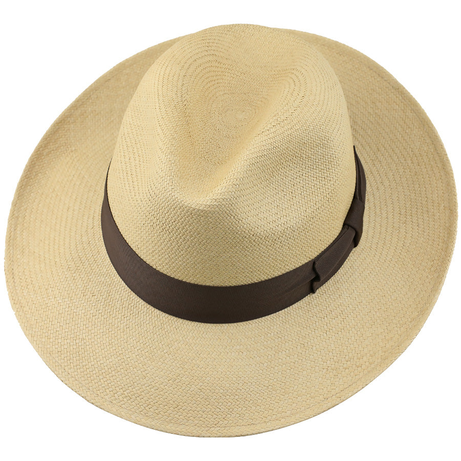 Panama Hat - Sand - Brown Ribbon - Llano