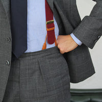 Boxcloth Braces - Burgundy