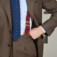 Boxcloth Braces - Burgundy