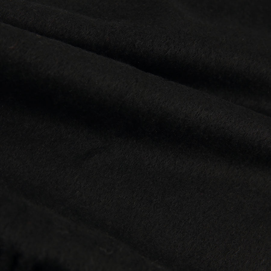 Cashmere Scarf - Black - Plain