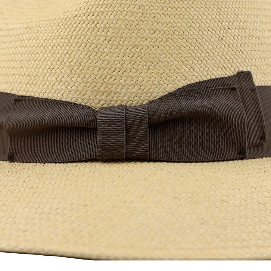Panama Hat - Sand - Brown Ribbon - Llano