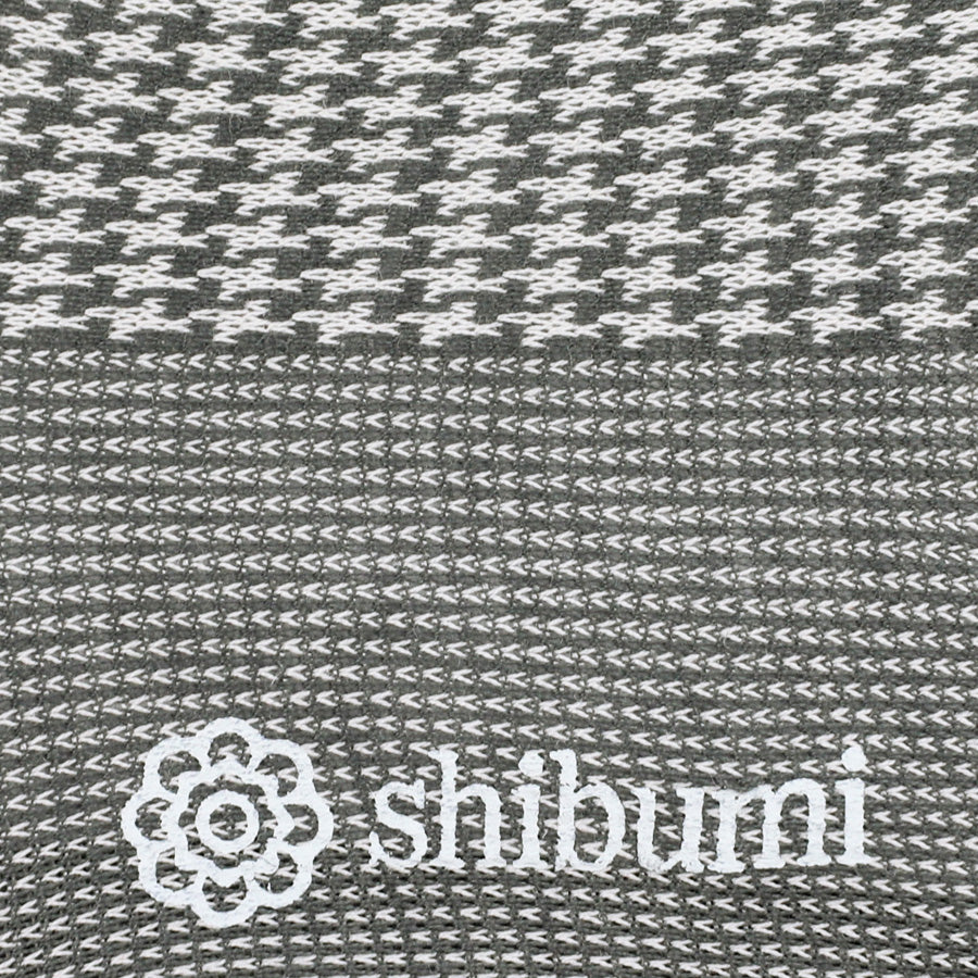 Knee Socks - Houndstooth - Mid Grey - Pure Cotton