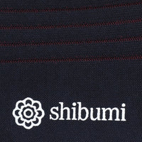 Knee Socks - Shadow Stripes - Navy / Burgundy - Wool