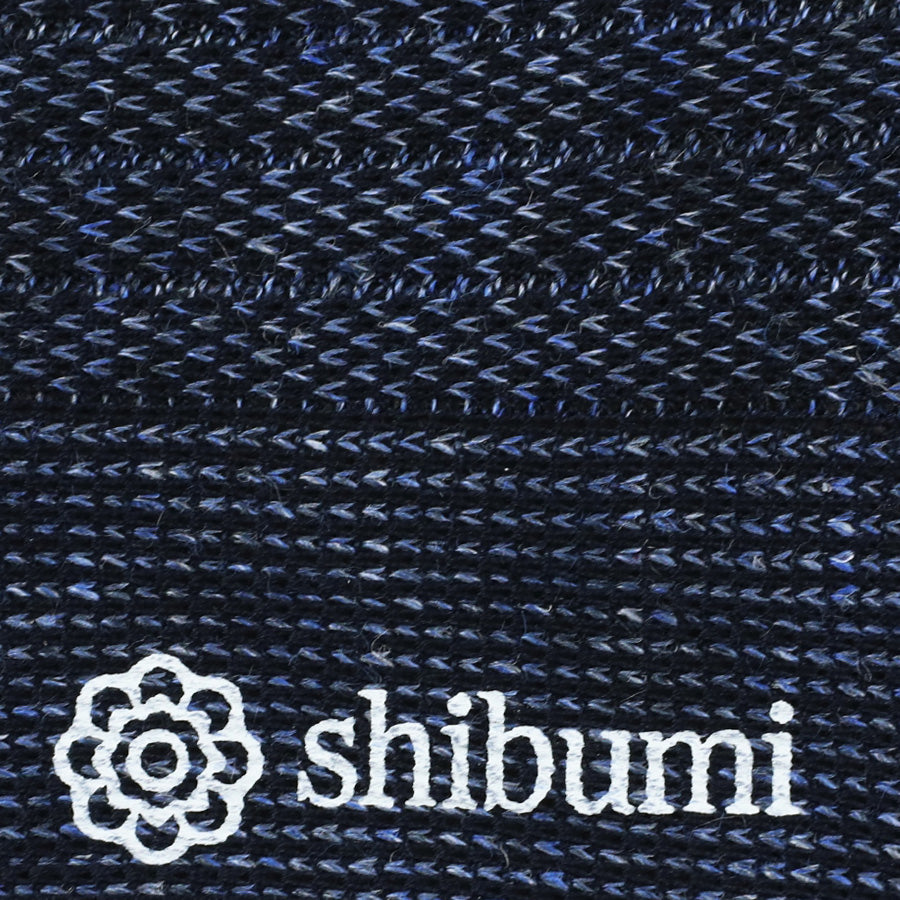 Knee Socks - Birdseye - Navy - Cotton/Linen