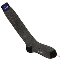 Knee Socks - Birdseye - Espresso - Cotton/Linen