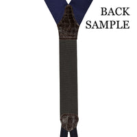 Barathea Braces - Charcoal