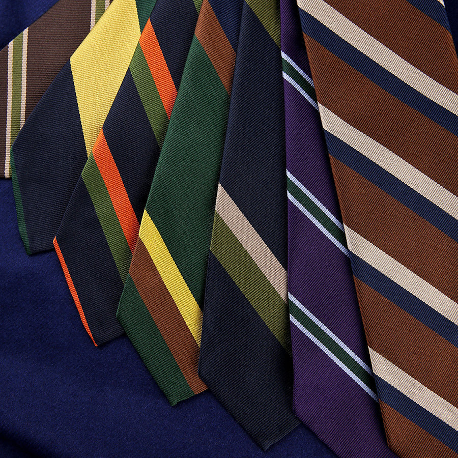 The Story of the Regimental / Repp Stripe Tie