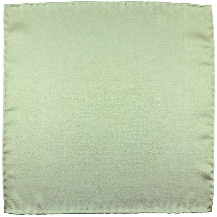 Vintage Kimono Silk Pocket Square - Olive