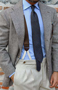 Anniversary Collection - Ancient Madder Silk Tie - Brown