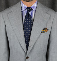 Paisley Motif Wool / Silk Pocket Square - Multicolor II - 40x40cm