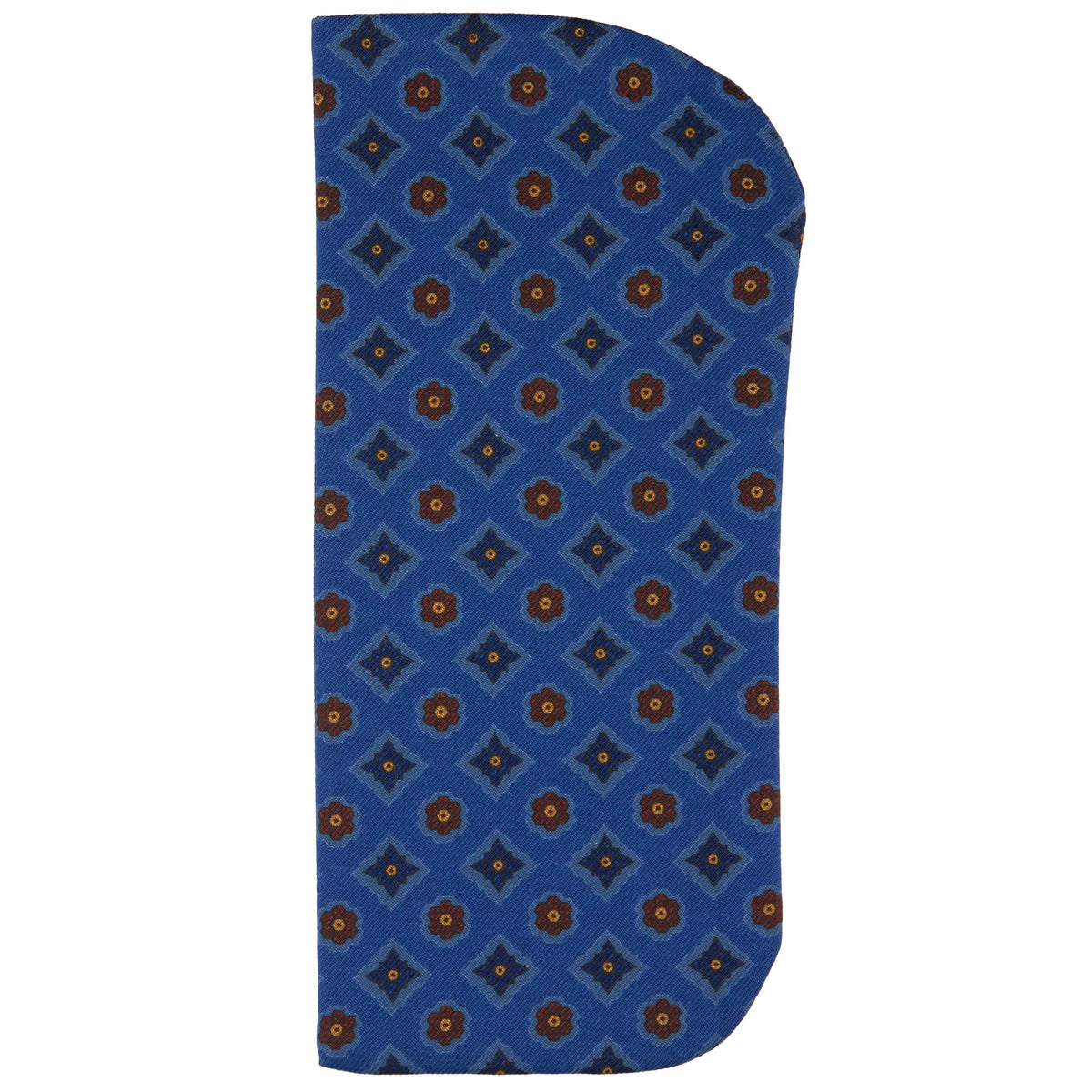 Madder Silk Glasses Case - Madder Blue