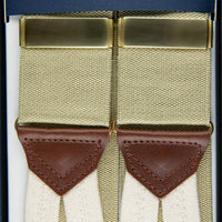 Barathea Braces - Beige