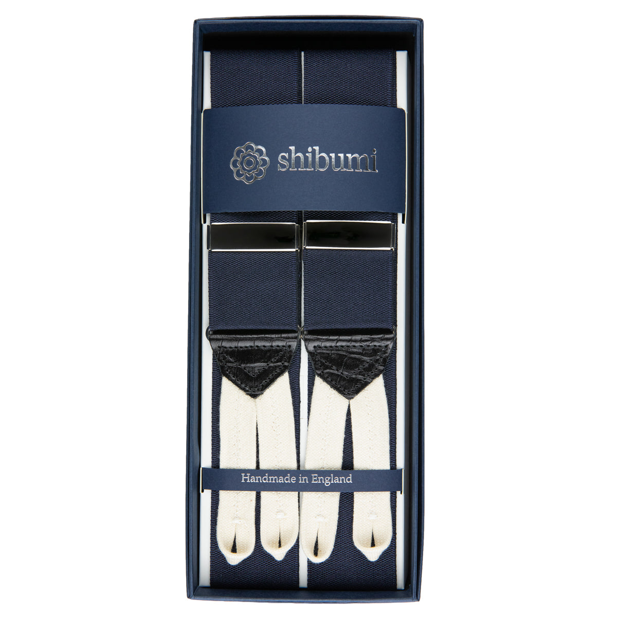 Barathea Braces - Midnight