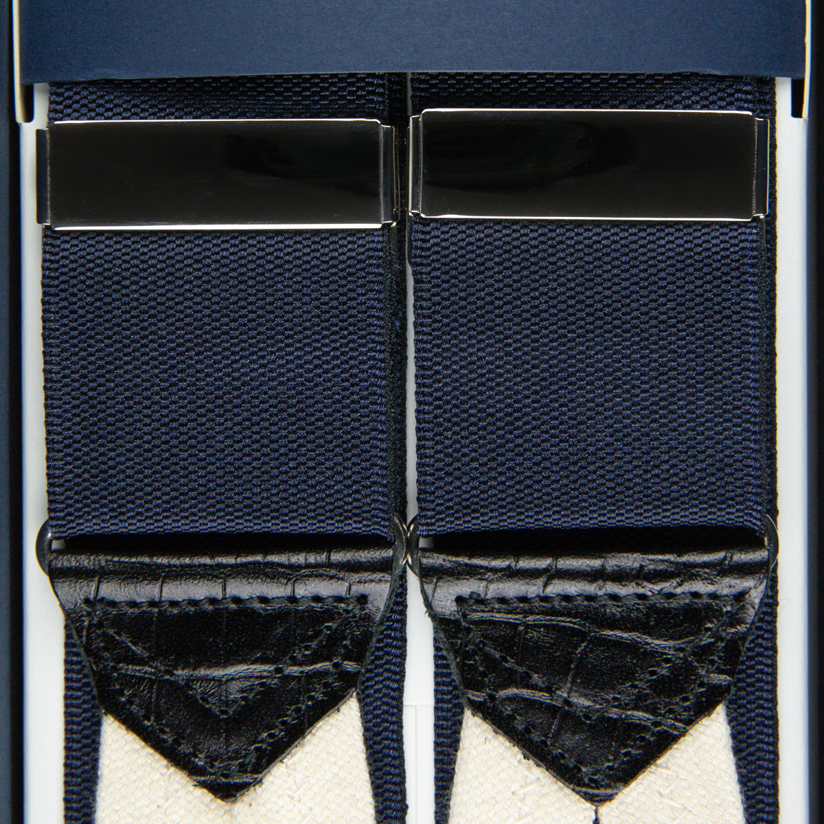 Barathea Braces - Midnight