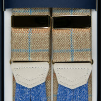 Bamboo Braces - Sand Checked