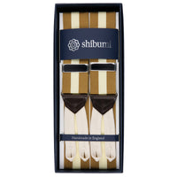 Barathea Braces - Honey / Ivory