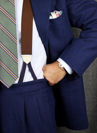 Barathea Braces - Brown