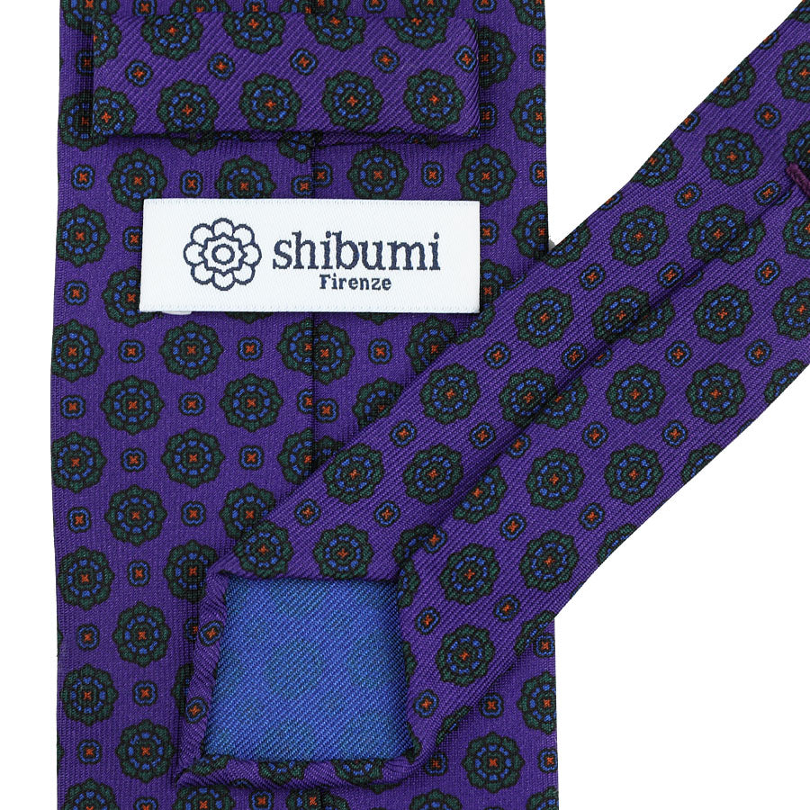 Ancient Madder Tie Purple Shibumi Firenze