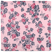 Vintage Kimono Cotton Pocket Square - Pink