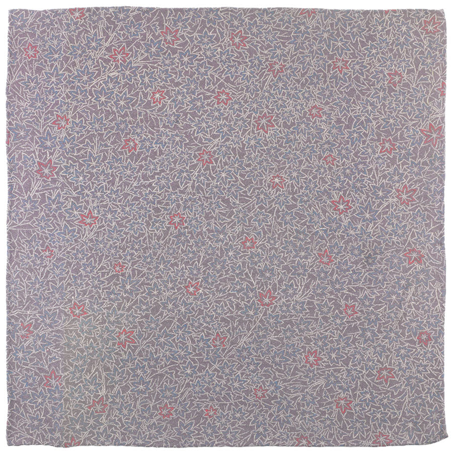 Vintage Kimono Silk Pocket Square - Lavender