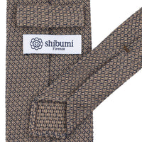 Plain Cashmere / Silk Grossa Grenadine Tie - Beige