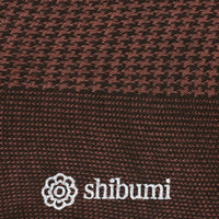 Knee Socks - Houndstooth - Espresso - Wool