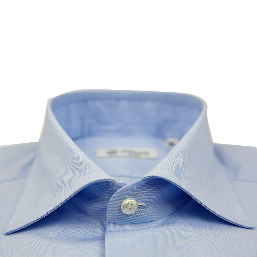 End-On-End Semi Spread Shirt - Sky Blue - Regular Fit