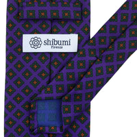 Ancient Madder Silk Tie - Purple - Hand-Rolled