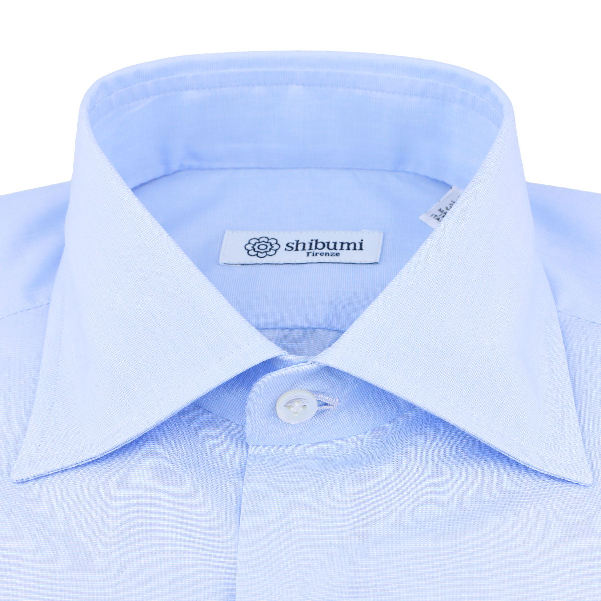 Poplin Semi Spread Shirt - Sky Blue