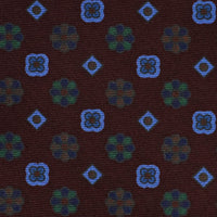 Ancient Madder Silk Bespoke Tie - Wine