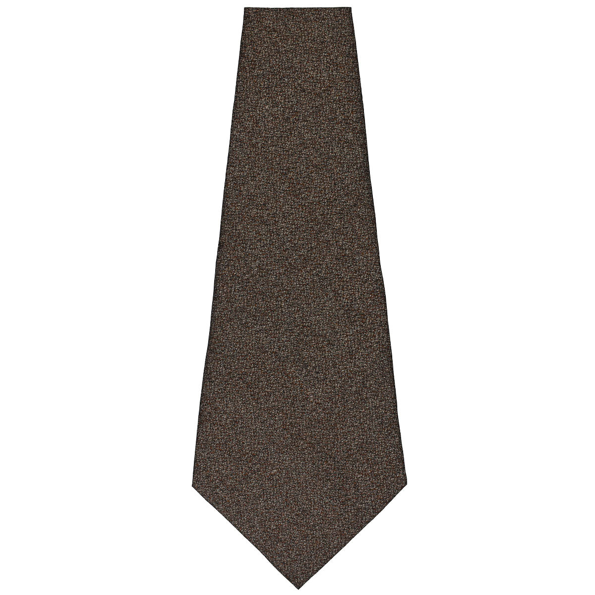 Vintage Bespoke Wool Tie - Brown