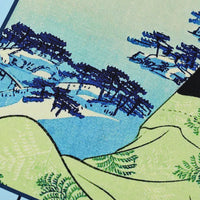 Ukiyo-e Silk Pocket Square - Matsushima no Bijin - 40x40cm