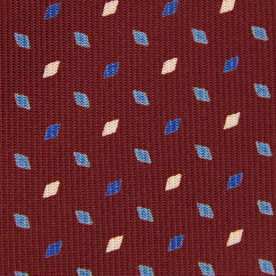 Floral Printed Bespoke Silk Tie - Cherry I