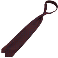 Ancient Madder Silk Tie - Burgundy - Hand-Rolled