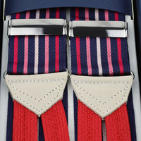 Barathea Braces - Navy / Multicolor