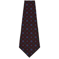 Ancient Madder Silk Bespoke Tie - Wine