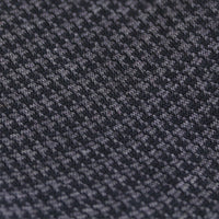 Knee Socks - Houndstooth - Charcoal - Pure Cotton